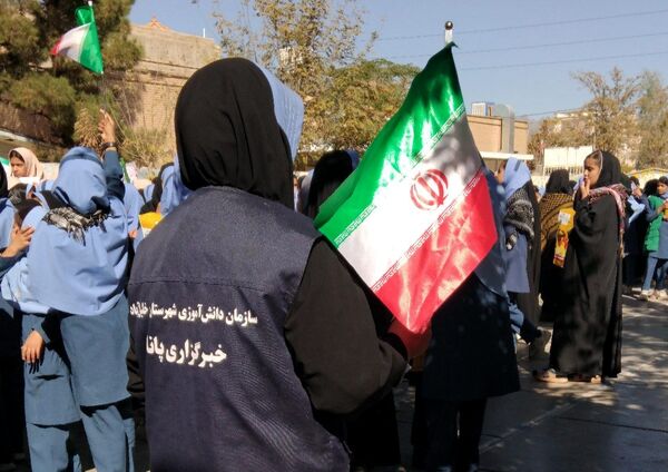 راهپیمایی ۱۳ آبان ماه در شهرستان خلیل‌آباد 