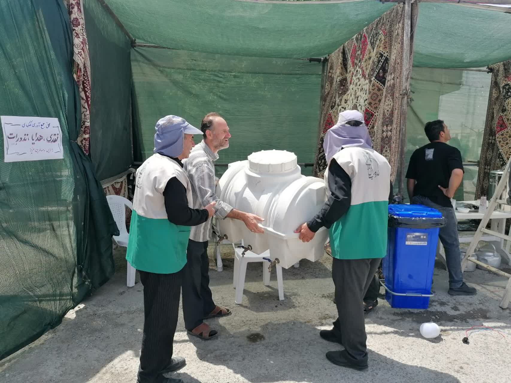 برپایی موکب عاشورایی اربعین حسینی در شیروان