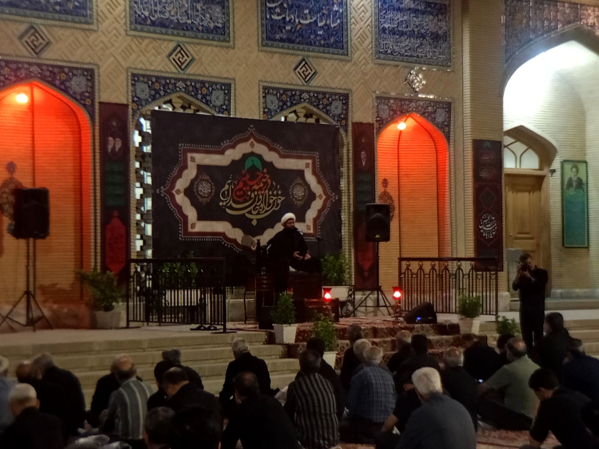 مراسم عزاداری چهارمین شب محرم در زیارتگاه شهید مدرس 