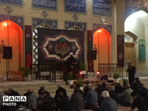 مراسم عزاداری چهارمین شب محرم در زیارتگاه شهید مدرس 