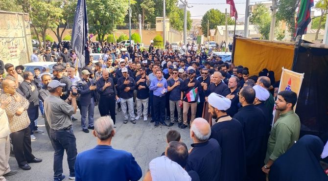 برگزاری مراسم راهپیمایی جاماندگان اربعین در سنندج
