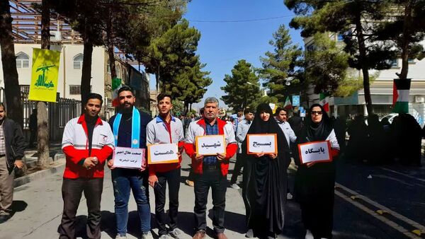 بزرگداشت یاد سید حسن نصرالله در تربت حیدریه 