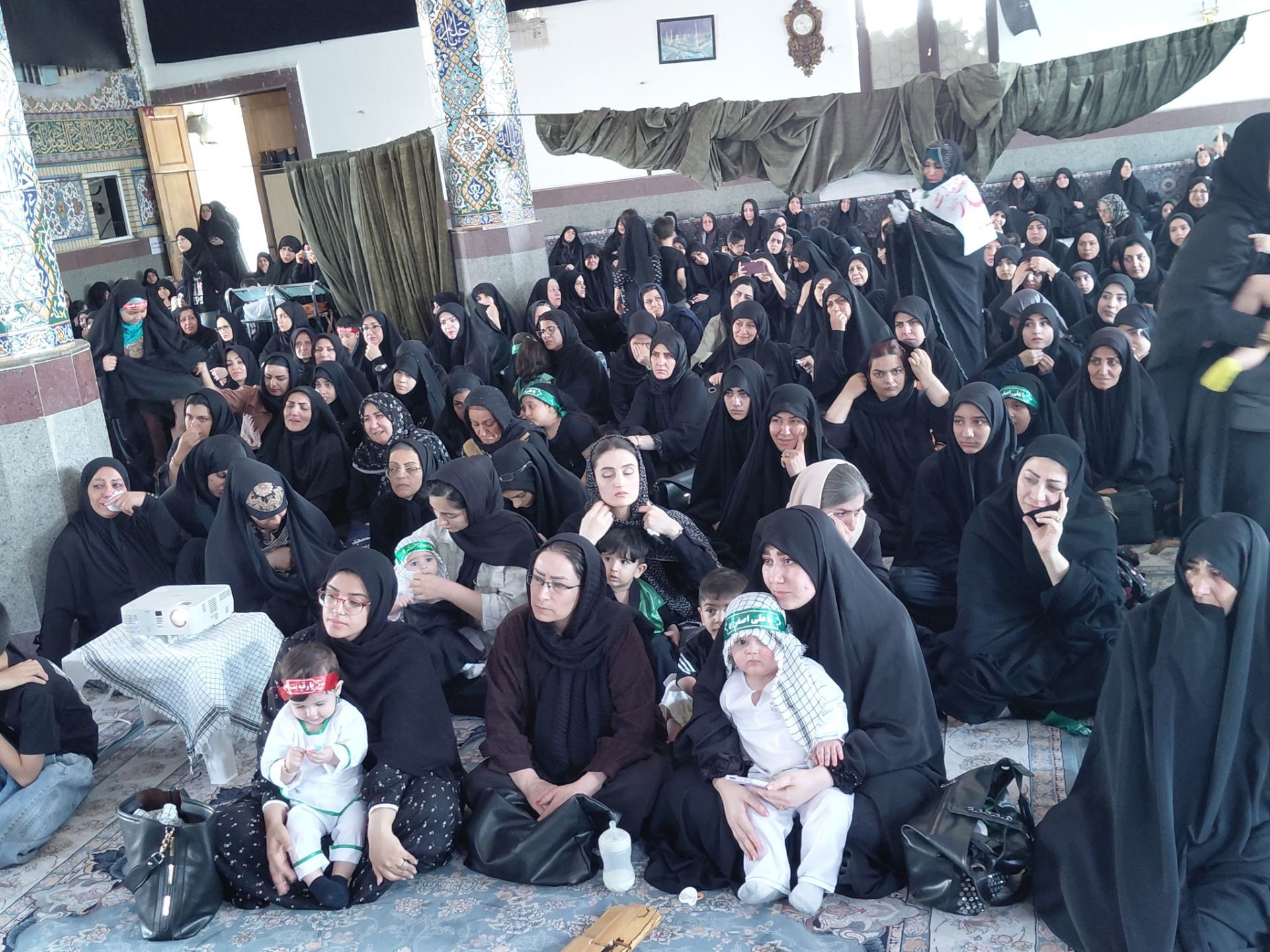 ادامه مسیر کربلا با شیرخوارگان حسینی
