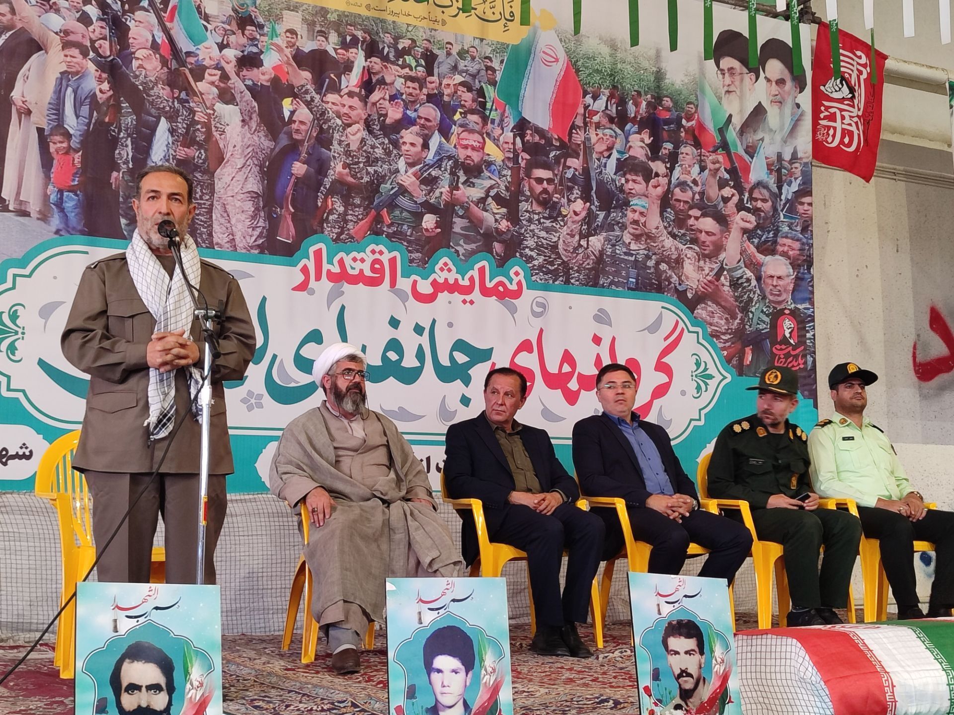قاب‌هایی از حضور فرهنگیان ماهنشان در رزمایش جان‌فدایان