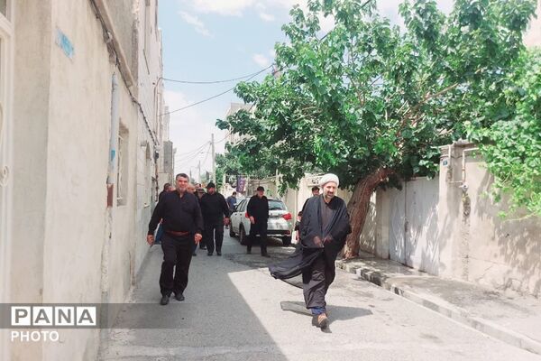 مراسم سوگواری قمربنی هاشم (ع) در شهرک گلشهر چهاردانگه