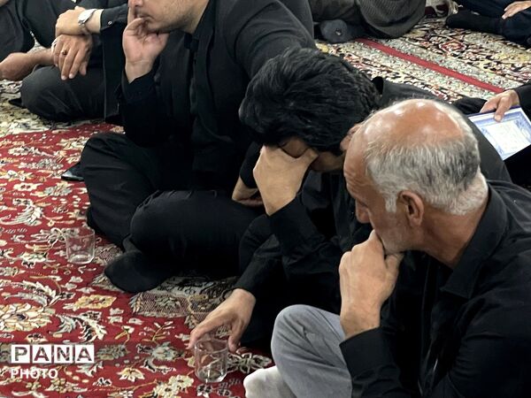 مراسم عزاداری تاسوعای حسینی در تکیه علی اکبری روستای طرق