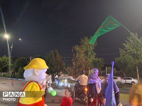 عشق به امیرالمؤمنین (ع) در خیابان‌های کرج موج می زند