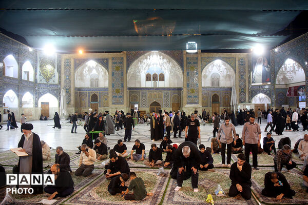 مراسم سالروز شهادت امام جواد(ع) در حرم بانوی کرامت