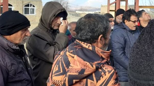 مراسم بزرگداشت سومین روز تدفین شهید گمنام در شهر قاضی