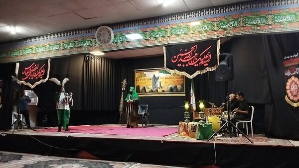 مراسم شب هشتم محرم در  هیئت فرهنگیان 