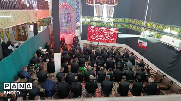 عزاداری هیات قمر بنی هاشم(ع) در روستای مومن آباد قم 
