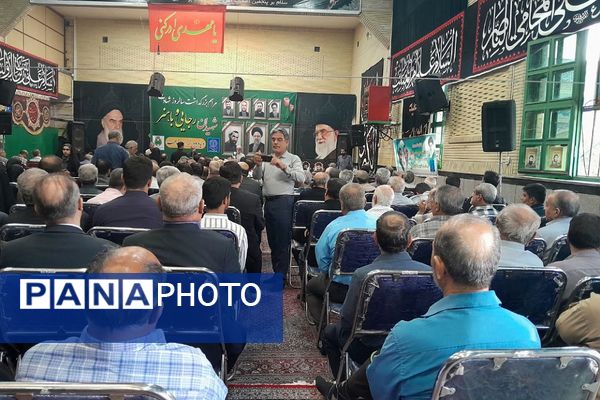 بزرگداشت سالروز شهادت شهیدان رجایی و باهنر و یادبود شهدای خدمت در ورامین 