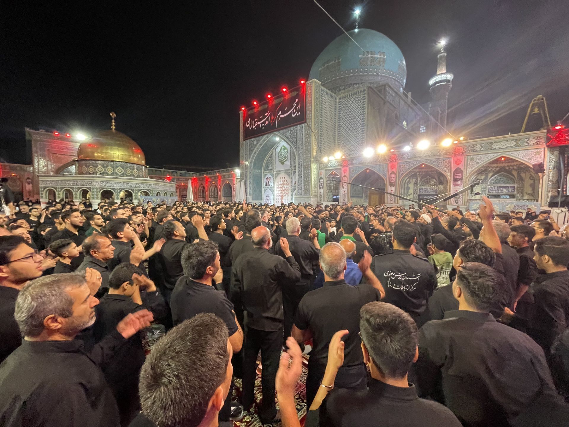 عزاداری هیأت یزد در حرم مطهر رضوی