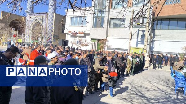 تجدید میثاق با شهدا در گناباد