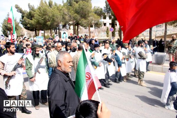 راهپیمایی پرشور مردم گرمه در روز قدس 