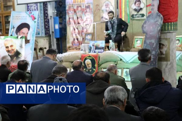 مراسم گرامیداشت دهه بصیرت در روستای جعفرآباد قم