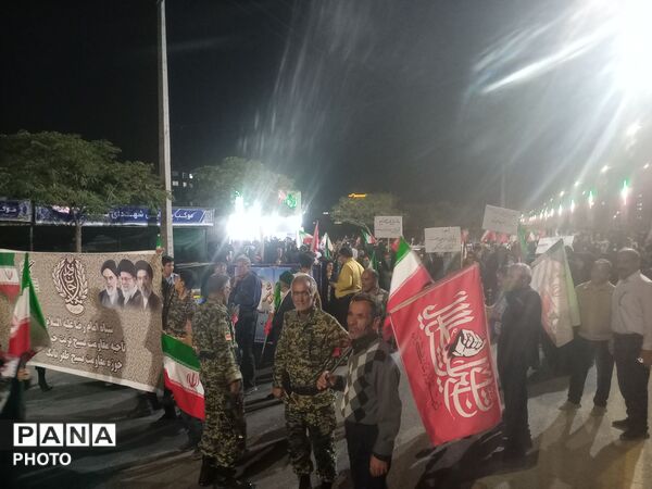 رزمایش جانفدا در تربت حیدریه؛ رژه با شکوه خودرویی و موتوری گردان‌های بسیج 