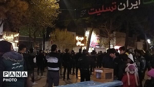 فعالیت هیئت های عزاداران علوی در شب ۲۳ ماه رمضان 