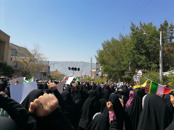 حضور پر شور مردم شهرستان کازرون در راهپیمایی روز قدس