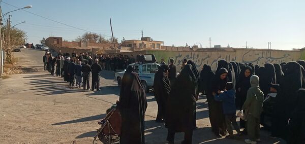 عزاداری فاطمی با حضور شهید گمنام در روستای ورجان قم