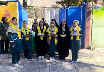 مراسم شهادت دخت نبی اکرم (س)توسط پیشتازان آموزشگاه ناصر معدلی 