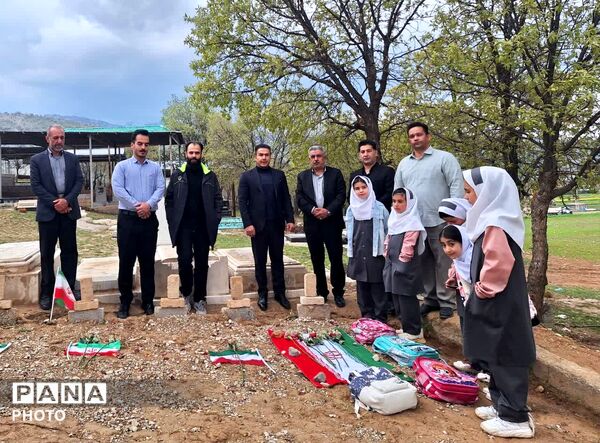 تجدید میثاق با شهدا؛ گامی در مسیر تربیت نسل ولایی در خرم‌آباد
