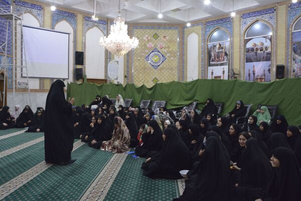 مراسم اعتکاف دانش‌آموزی در ناحیه ۵ مشهد 