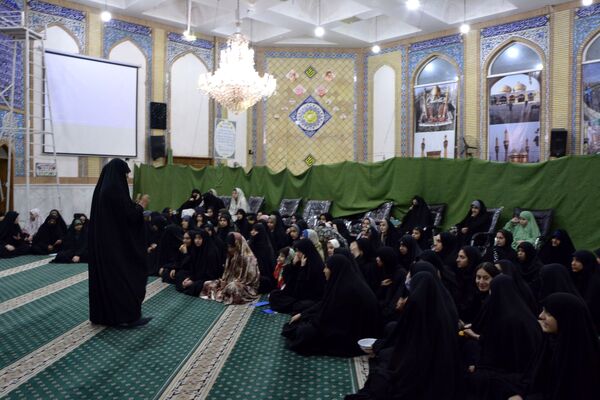 مراسم اعتکاف دانش‌آموزی در ناحیه ۵ مشهد 