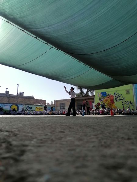 آموزش اطفاء حریق در مدرسه ناهید نخودی