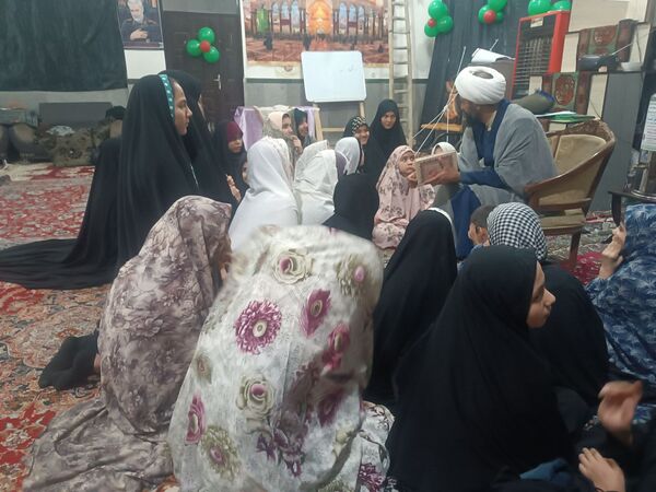 مراسم اعتکاف در مسجد امام حسین بلوار توس منطقه تبادکان مشهد