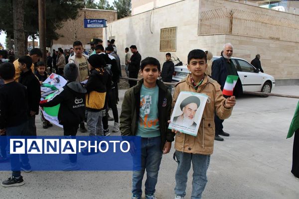 تجلی وحدت و همدلی در خلیل‌آباد؛ برگزاری باشکوه راهپیمایی ۲۲ بهمن