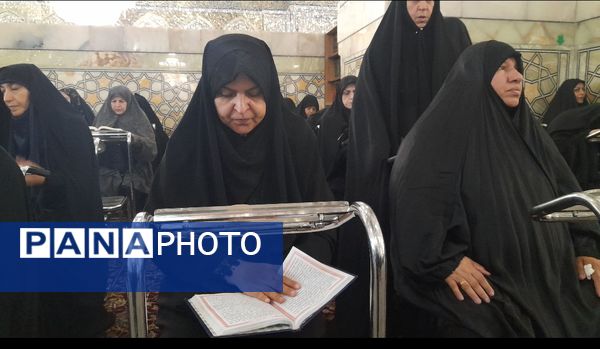 حال و هوای صحن و سرای رضوی در ایام سوگواری اباعبدالله الحسین (ع)