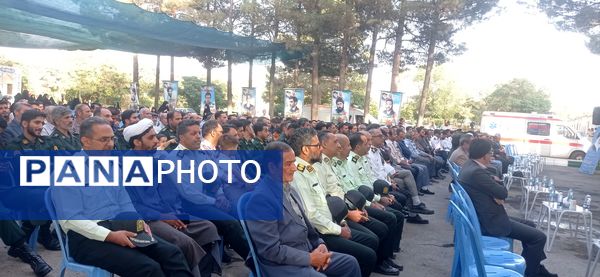 مراسم یادواره شهدای نیشابور درجوار آرامگاه فضل بن شاذان