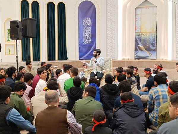 مراسم ولادت امام حسن مجتبی(ع) در میدان شهدای مشهد مقدس