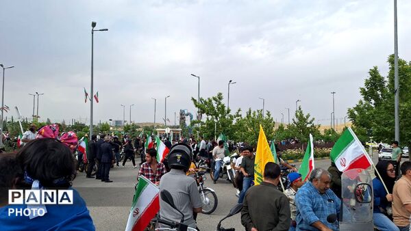  رژه موتوری عید غدیر با شکوه برگزار شد