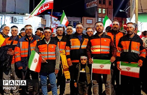 رزمایش بزرگ پیاده‌روی حماسی در کبودراهنگ