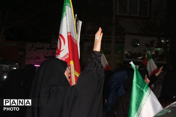 جلوه هایی از حضور باشکوه مردم آشخانه در راهپیمایی