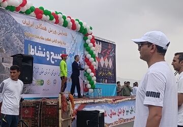 شور و نشاط ورزش صبحگاهی همگانی در پارک رضوان آشخانه