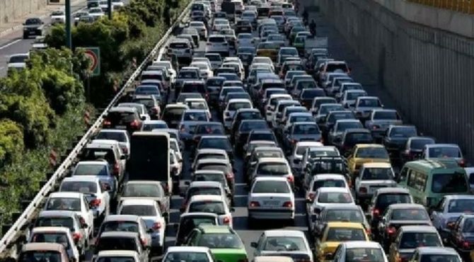 ترافیک صبحگاهی سیزدهمین روز آبان 