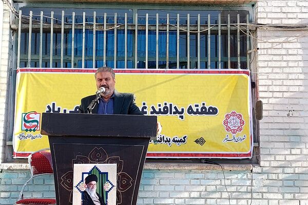 نواختن زنگ پدافند غیرعامل در هنرستان کوثر باقرشهر 