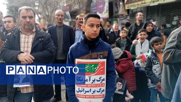 راهپیمایی یوم الله۲۲بهمن در شهرستان نیشابور 