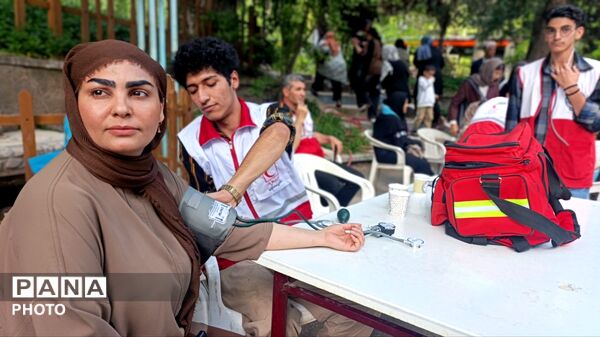 پویش امدادی سلامت در اردوگاه باغرود وارد دومین روز شد