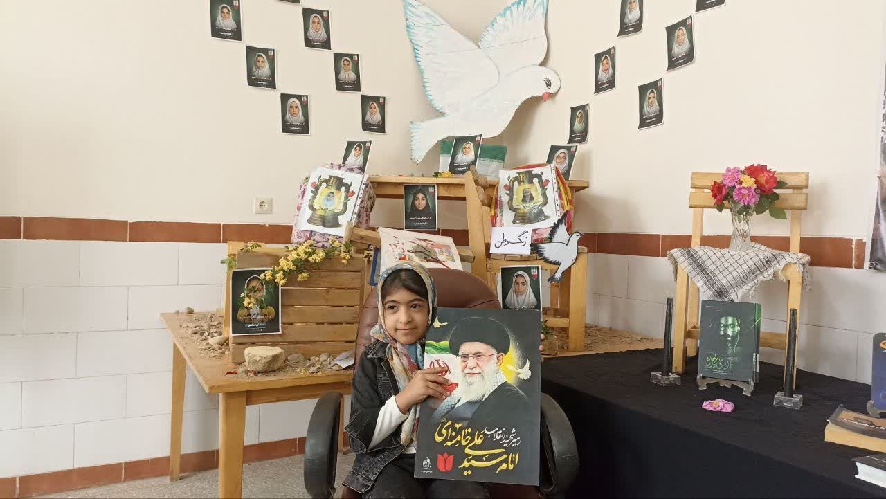 آیین گرامیداشت چهلمین روز شهادت رهبر در کتابخانه «تاج فیروز» مروست