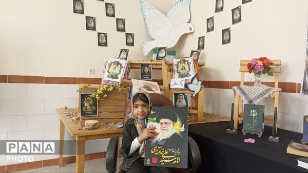آیین گرامیداشت چهلمین روز شهادت رهبر در کتابخانه «تاج فیروز» مروست
