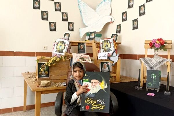 آیین گرامیداشت چهلمین روز شهادت رهبر در کتابخانه «تاج فیروز» مروست