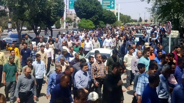  راهپیمایی مردم شهرستان اشتهارد علیه رژیم صهیونیستی 