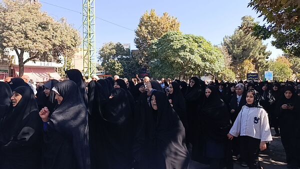 راهپیمایی بشارت نصر در نیشابور 