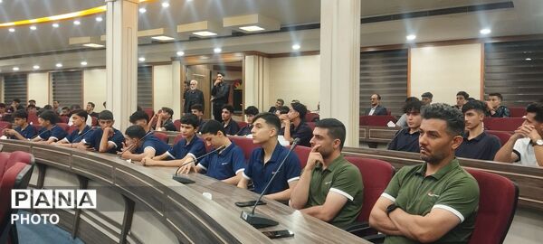 اختتامیه مسابقات ورزشی دانش آموزان قطب دو کشور در قم