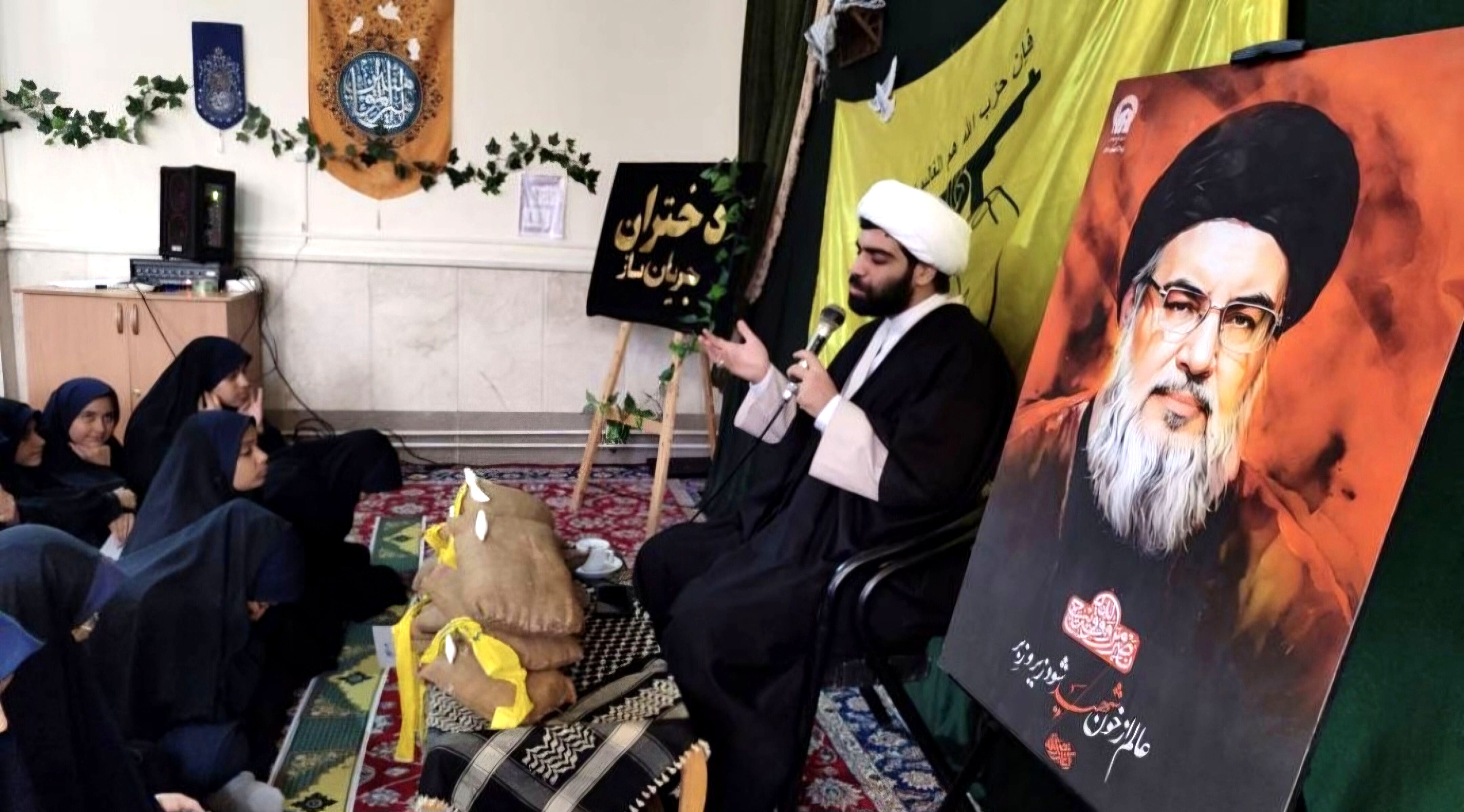 گرامیداشت یاد شهید مبارز سید حسن نصرالله در ناحیه یک مشهد