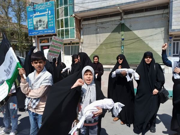 راهپیمایی مردم و مسئولان شهریار به دفاع از مردم غزه در روز قدس 